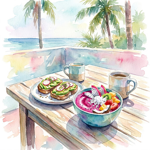 Món ăn tại Hùa cafe